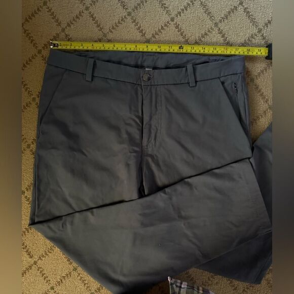 Lululemon Dark gray ABC Men's Classic 5 Pocket Trousers 34 x 32 - Picture 3 of 14